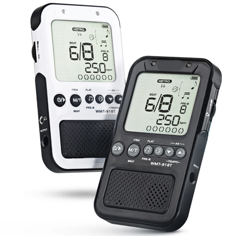 

Pianoforte Metronome Portable Rechargeable Digital Metronome Electronic Tuner For Musicians Timer Vocal Counting Loud Accessory