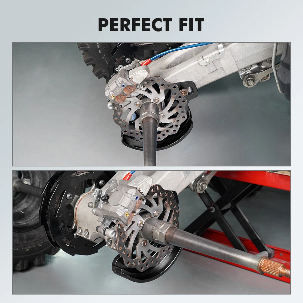 NICECNC For Yamaha YFZ450R YFZ 450R 2009-2023 11MM Brake Rotor Guard 6061 Billet Aluminum Disc Brake Guard ATV Accessories