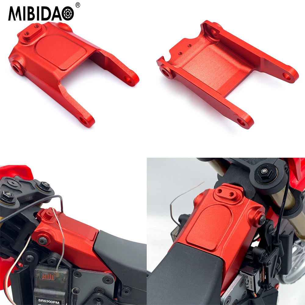 MIBIDAO Steering Servo Protection Board Protector Plate Cover for 1/4 motorcycle Promoto-MX RC CAR Accessories