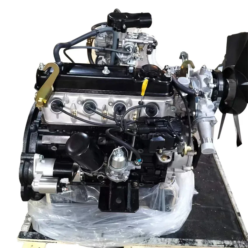 High quality toyot 4y complete engine with hydraulic pump for All Terrain Forklift 4x4 Engine Complete toyot Engine Assyembly