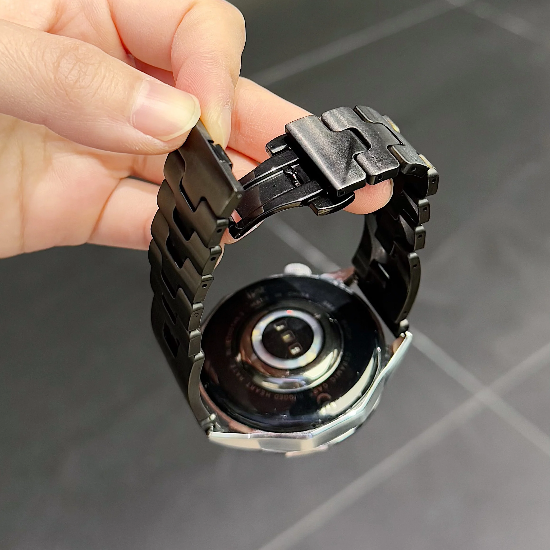 Cinturino in acciaio inossidabile da 22 mm per Zeblaze Vibe 8 7 7 Pro 7 Lite cinturino a forma di H per Zeblaze Stratos 4 3 2 GTS 3 GTR 3 Pro/Ares 3 Plus