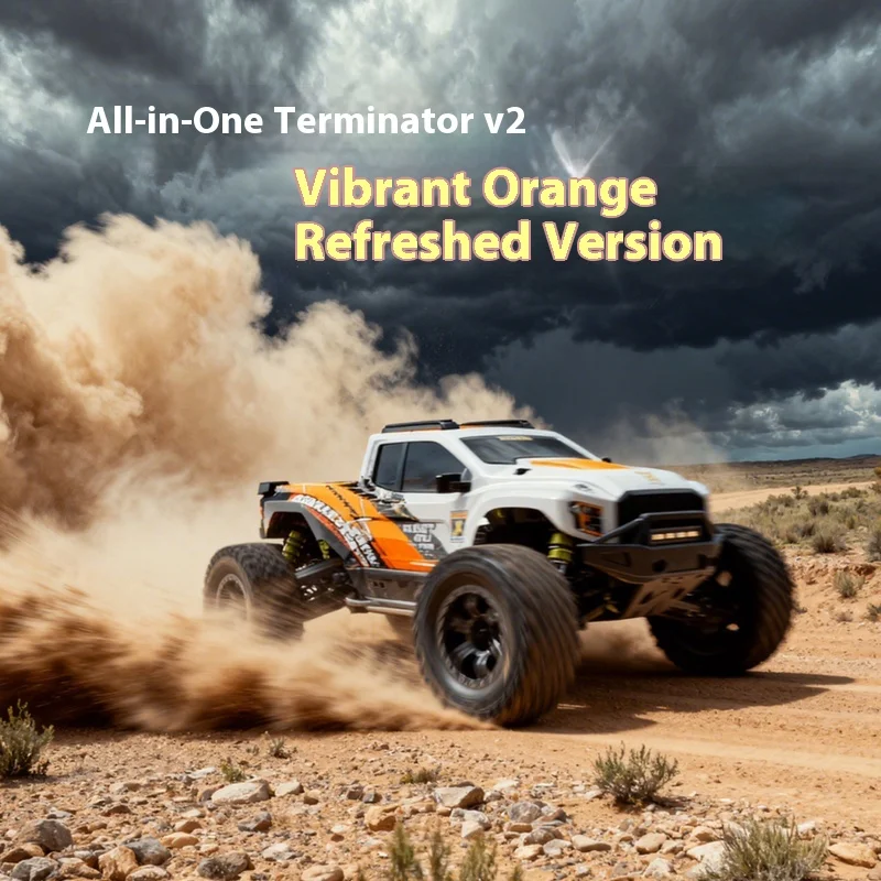 1:10 Rc Crawler Borstelloze 80 km/u RC Hogesnelheidsauto RTR Koolstofvezel V2 Bijgewerkte versie Rc Offroad 4x4 Korte vrachtwagenauto