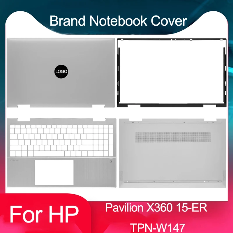 New Laptop Case For HP Pavilion X360 15-ER TPN-W147 LCD Back Cover Front Bezel Palmrest Upper Top Cover Bottom Case  M45108-001