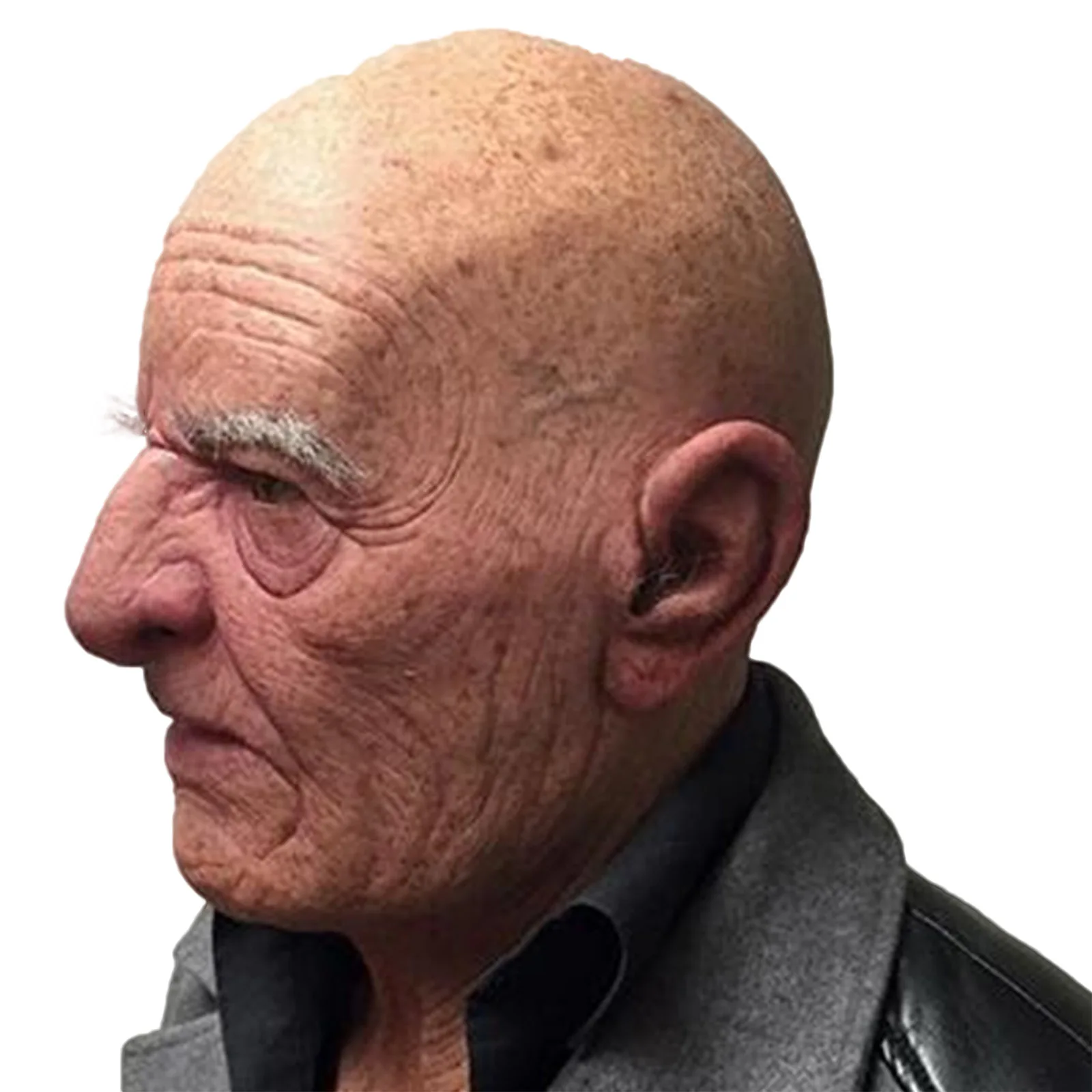 2025 Halloween Nuovo Horror Calvo Vecchio Maschera Simulazione Nonno Costume Festa Puntelli Divertenti Costumi Spaventosi