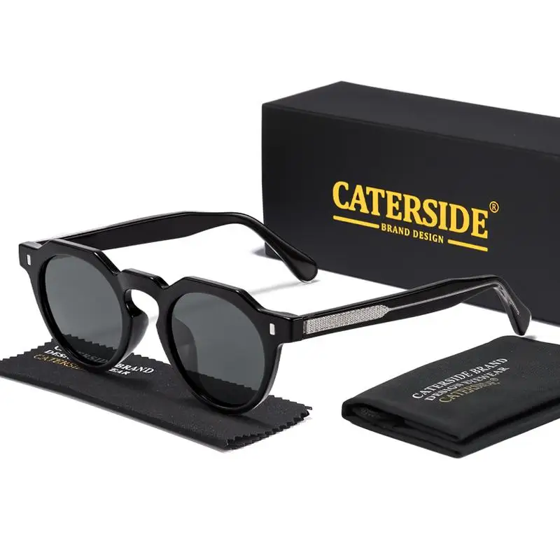 CATERSIDE Polarisierte Sonnenbrille für Herren, hochwertige Tr-90-Rahmen, Vintage-Sonnenbrille, Damen-Reise-Party-Brille, ideale Geschenke – Detail 5