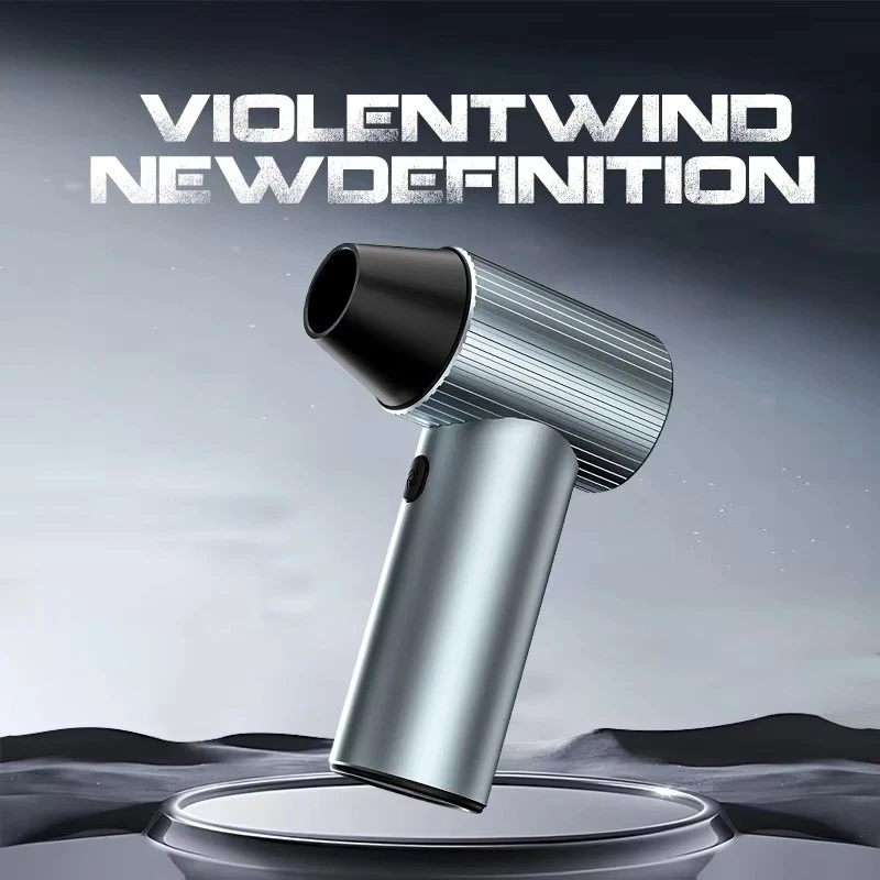 

Portable Rechargeable Mini Electric Brushless Turbo Jet Fan Air Blower Alloy Metal Body Car Dust Vacuum Cleaner for Car Cleaning