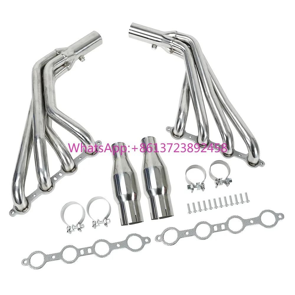 

Exhaust Manifold Header & Gasket Kit for 2010-2015 Chevy Camaro SS LS3 6.2L V8 Long Tube Header Exhaust Manifold USA STOCK
