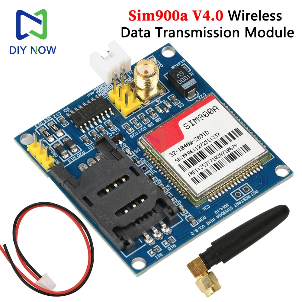 SIM900A V4.0 Wireless Data Transmission Module GSM\GPRS\STM32\ Board Kit With Antenna TC35i Line Expansion Module