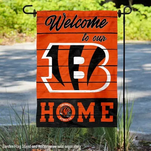 Cincinnati Bengals Welcome Home Decorative Official Garden Yard Banner Flag zzo