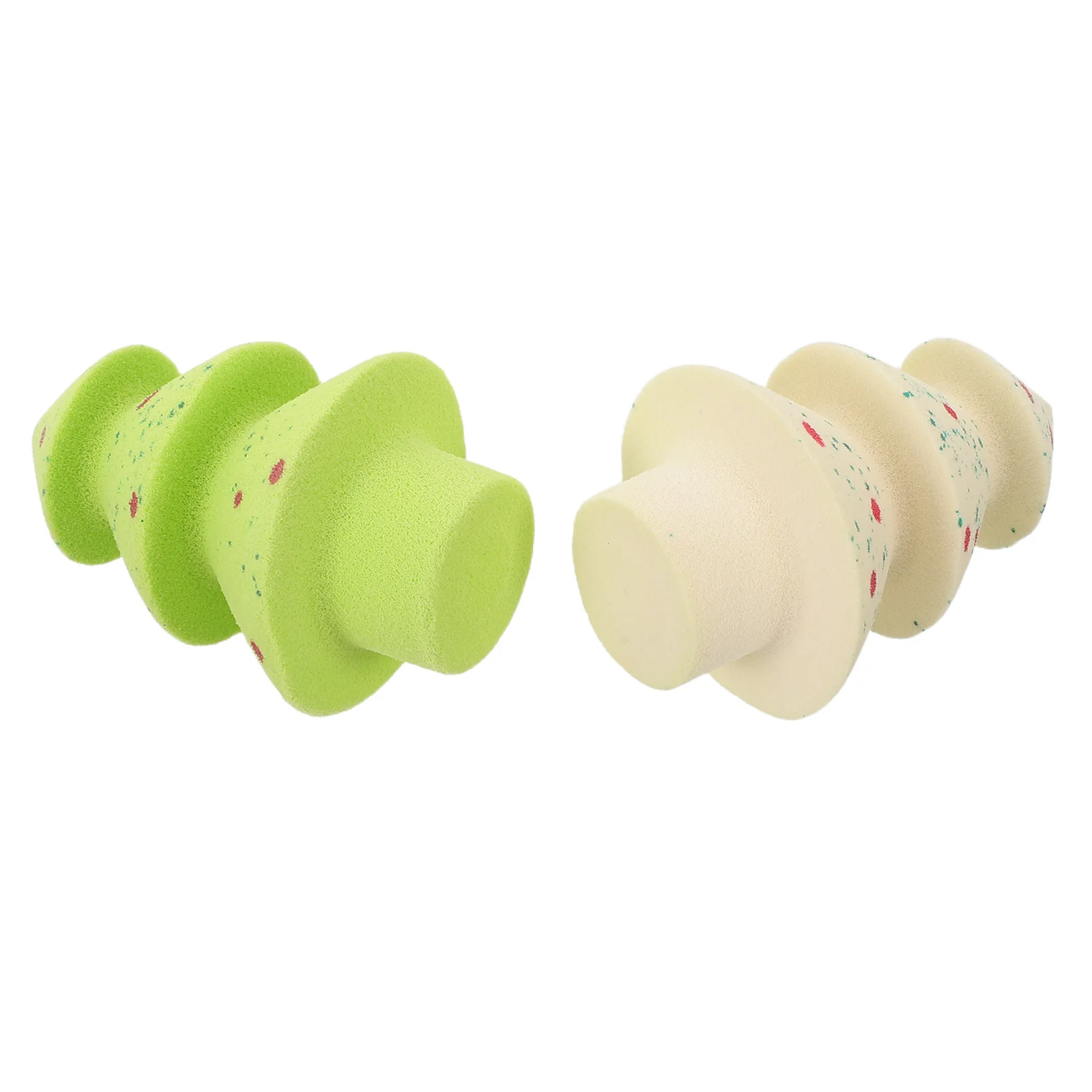 

1set 1Set Christmas Tree Shaped Makeup Sponges Beauty Egg Soft Reusable Foundation Powder Liquid Cream Applicator Facial Sponge
