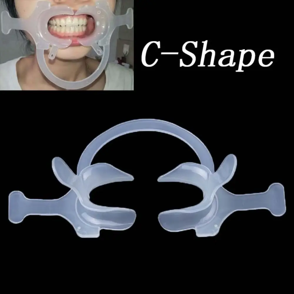 ทันตกรรมขยาย S/M/L C ประเภทเปิดปากจัดฟัน Oral Care Cheek Lip Retractor พร้อมจับทันตแพทย์โปร่งใสเครื่องมือทันตกรรม