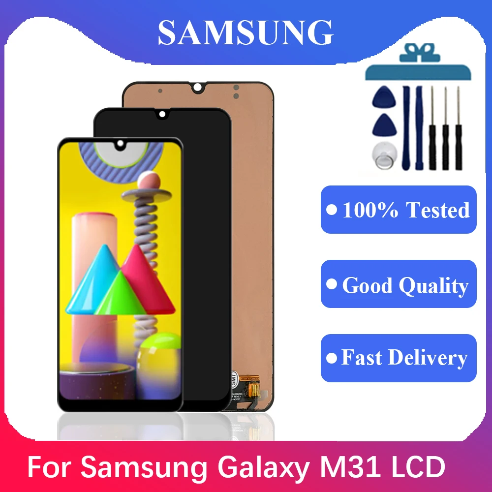 

6.4 inch For Samsung Galaxy M31 M315 LCD Display Replacement Touch Screen Digitizer For SM-M315F M315F/DS Display Repair