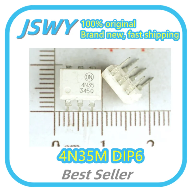 

(10/50pcs) 4N35M 4N35 DIP6 Thyristor Drive Optocoupler Isolator Brand New In Stock Authentic Electronics