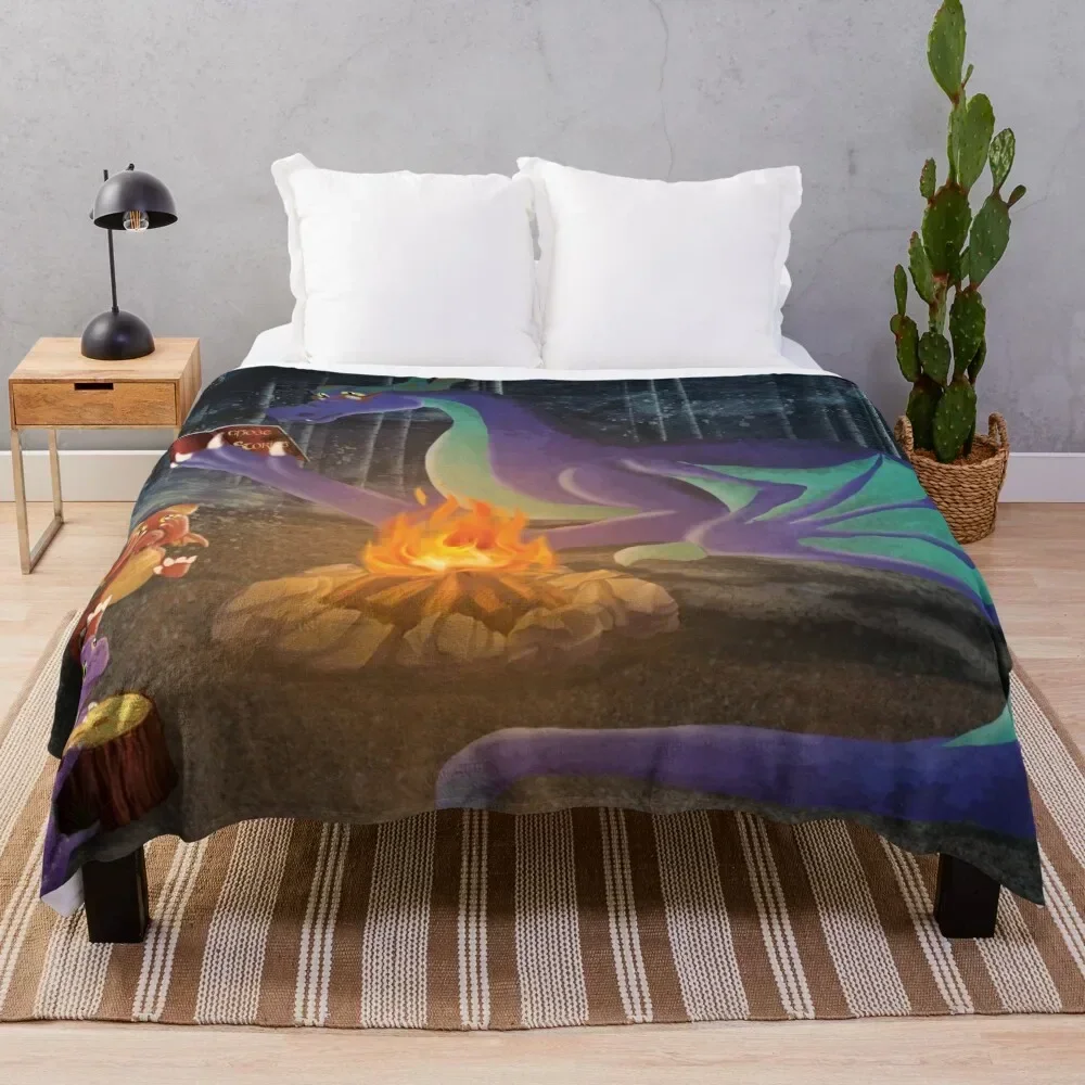 

Father Dragon Throw Blanket Sofa wednesday Blankets