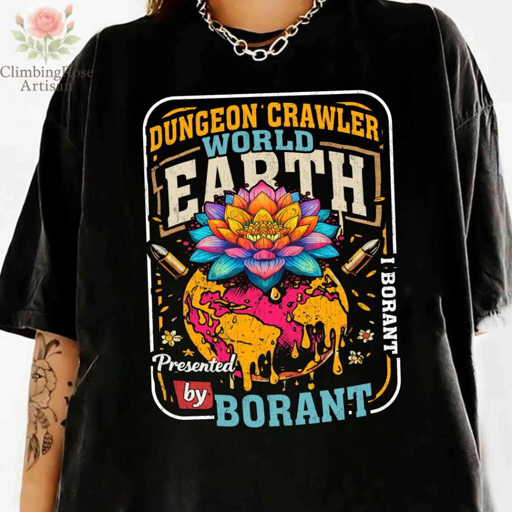 Dungeon Crawler Carl T-Shirt, Prinzessin Donut Mongo Design T-Shirt, Fantasy-Buch-Charakter-T-Shirt, Gamer-Print – Detail 9