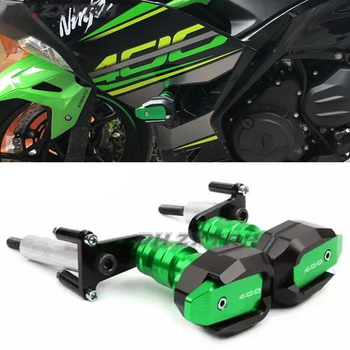 Marco de protección contra caídas para motocicleta, Protector de carenado deslizante, Protector de almohadilla de choque apto para NINJA400 NINJA 400 Z400 2018-2023