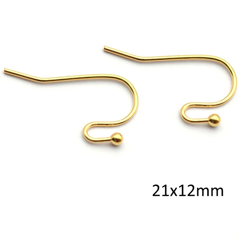 20pcs Stainless Steel Earwire Hooks for DIY Jewellery Making