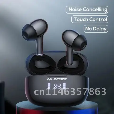 

TWS Earphones 5.1 Bluetooth CanMixs Wireless Earbuds Headphones Sports Waterproof Noise Cancelling Headsets Charging Box