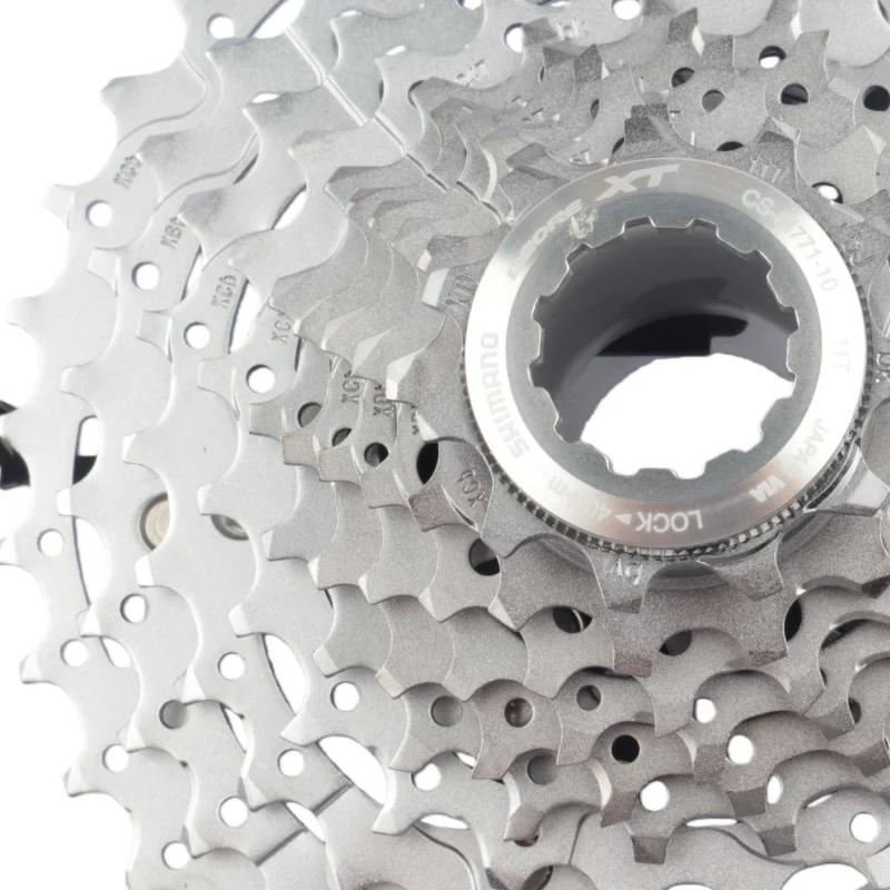 Shimano DEORE XT Series CS-M771 Cassette 10 Speed 11-36T Frewheel For MTB Mountain Bike Original Shimnao Bicycle Accessories view 4