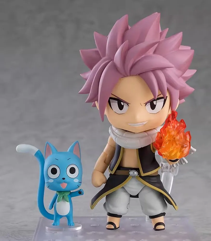 10cm Anime Figure Fairy Tail 1741 Natsu Dragneel Action Figure Lucy Heartfilia Figurine Collectible Model Toys Christmas Gifts