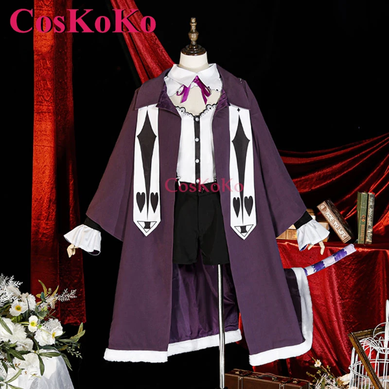 Coskoo-Nekomata Okayu Anime Cosplay Costume, Linda Doce Uniforme, Conjunto completo, Festa de Halloween, Role Play Vestuário, VTuber, XS-XXL