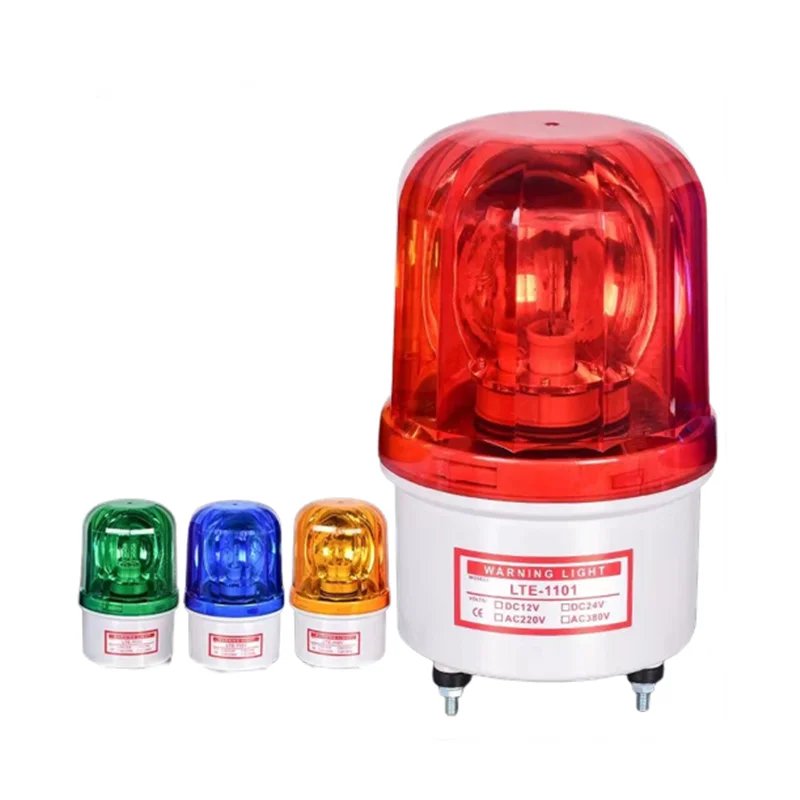 1PCS LTE-1101 LED Strobe Signal Warning Light 12V 24V 220V Warning Lamp Indicator Light Flashing Security Alarm