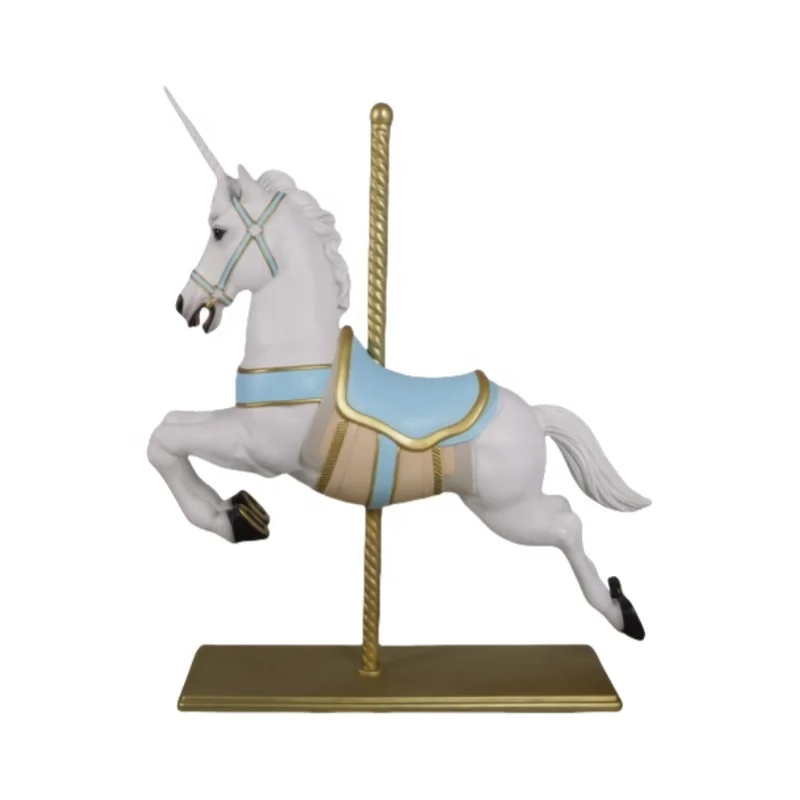 Customized hot-selling high-quality 1.8-meter fiberglass horse sculpture/home/shopping mall/store decoration statue
