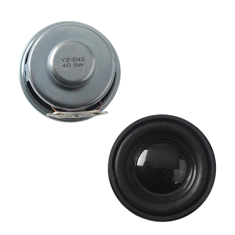 1–5 Stück 3 W 4R Mini-Lautsprecher-Horn, Durchmesser 40 mm, Verstärker-Gummidichtung, Lautsprecher 3 Watt, 4 Ohm für Arduino
