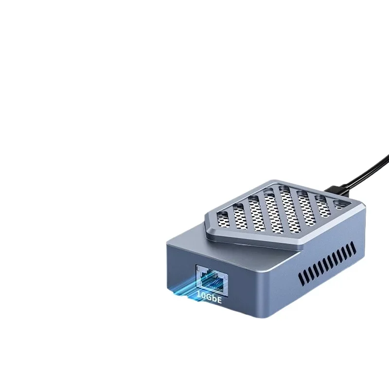 Lightning 3 to 10 Gigabit network port adapter box All aluminum alloy USB4.0 interface 10Gbps transmission K1738