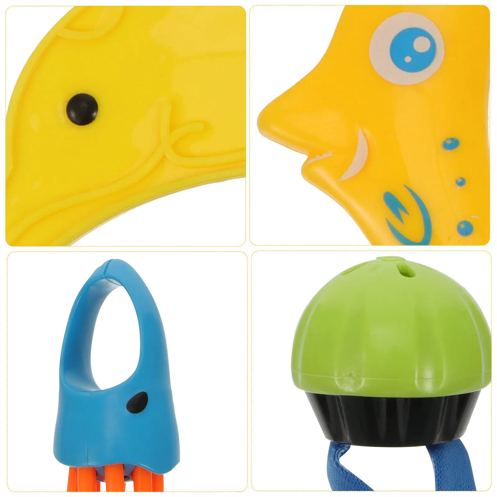 

17Pcs Diving Pool Sinking Set Colorful High Density Plastic Learning Swimming Outdoor Summer Children's Toddler Swimming