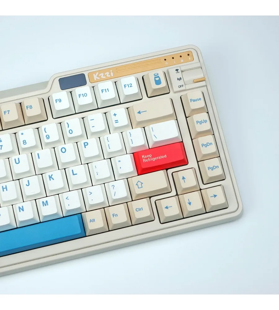 

Keycap Personality Sublimation Process Original Highly Mechanical Keyboard 98 Soy Milk Theme Keycap PBT