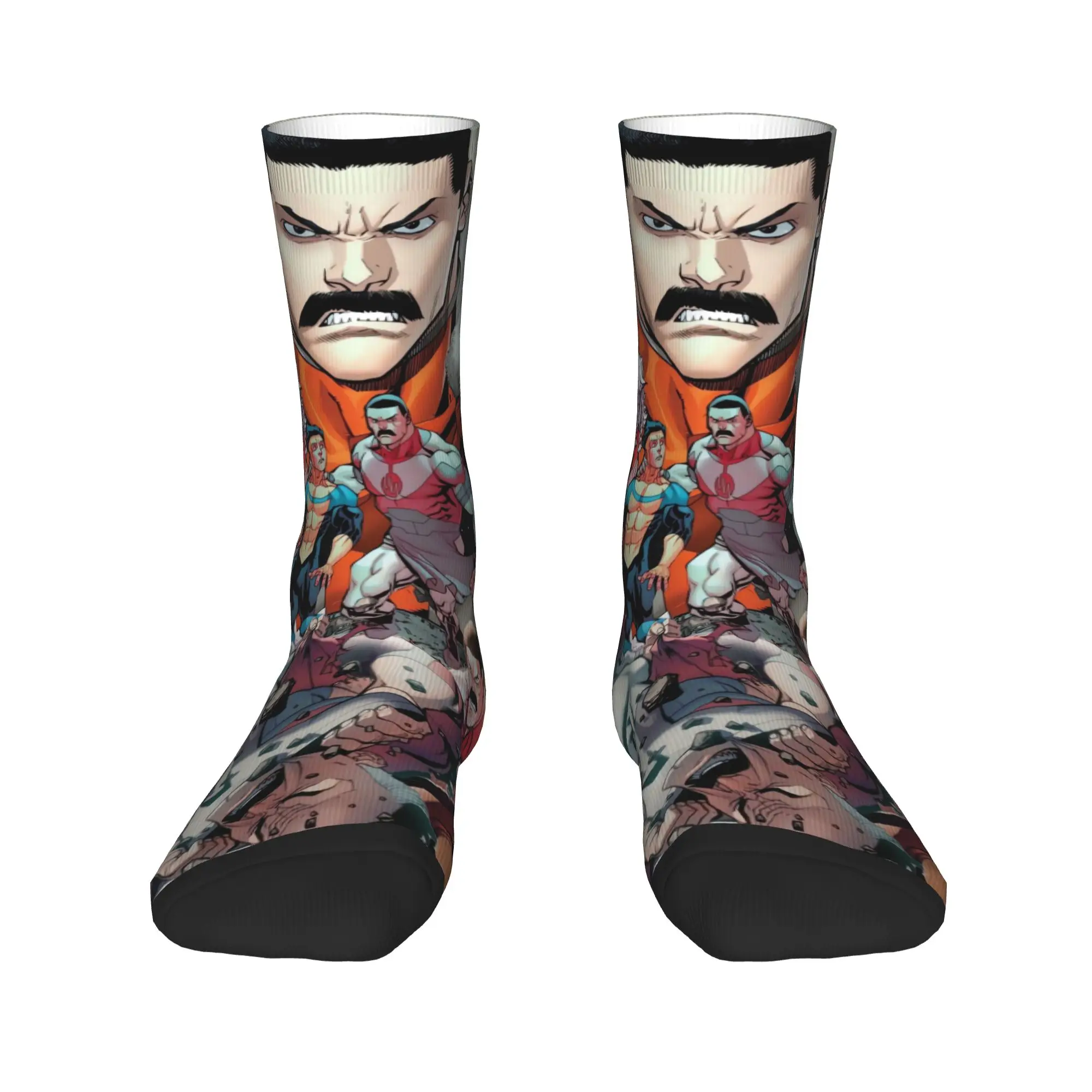 Invincible Thragg  Stockings  Trendy Socks Women Men Soft Breathable Socks Spring Outdoor Design Non-Slip Socks Gift Idea