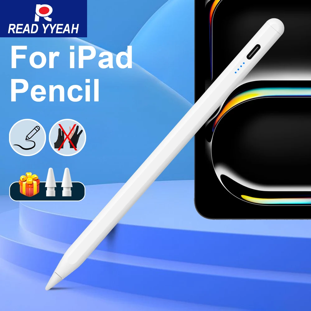 

2025 Magnetic Active Stylus Pen for iPad Compatible with Apple iPad 6-11 Gen iPad Air 4/5 - Precision Touch Writing Tool