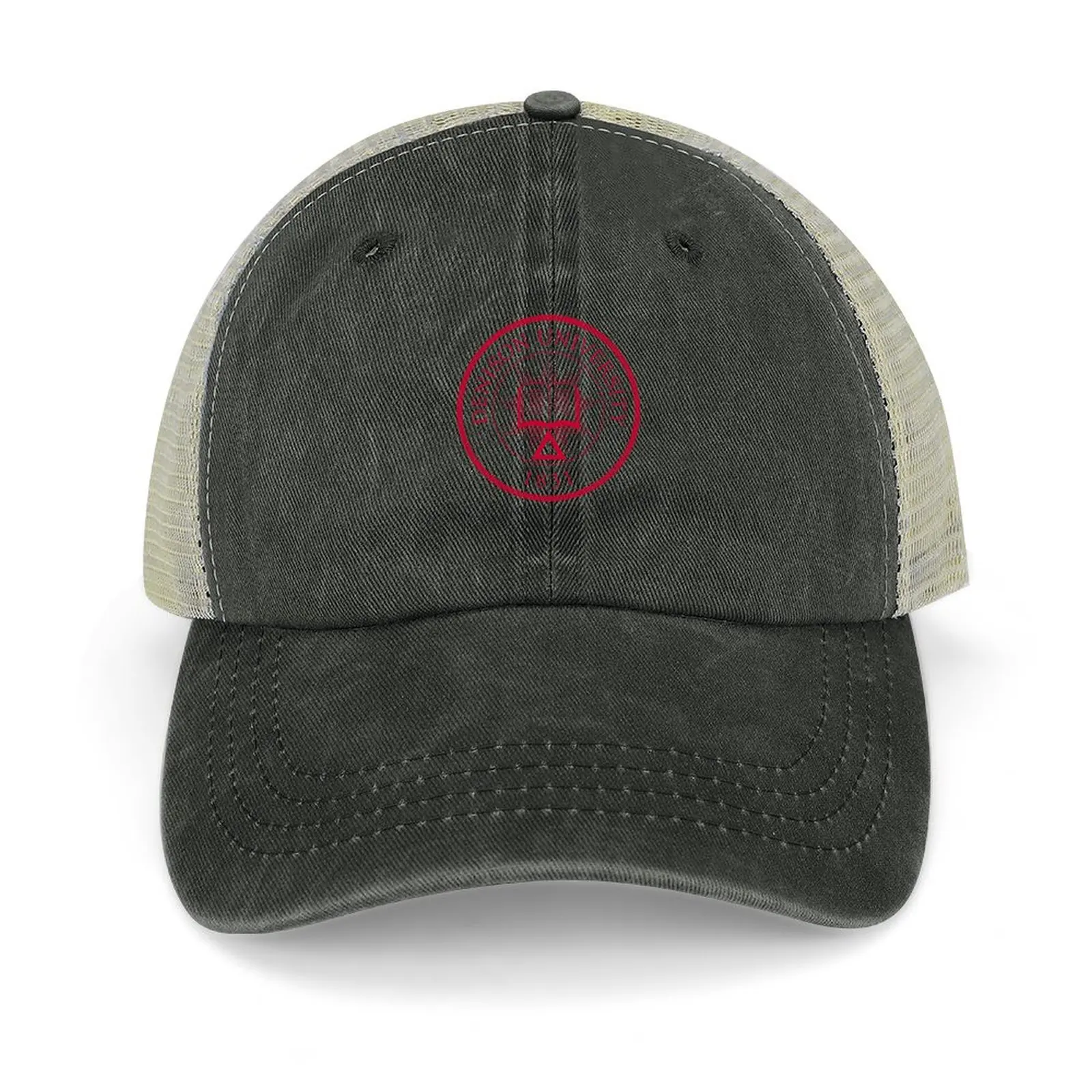 

Denison Univers logos for boys and girls Baseball Cap derby hat Golf funny hat Rugby Mens Hats Women's