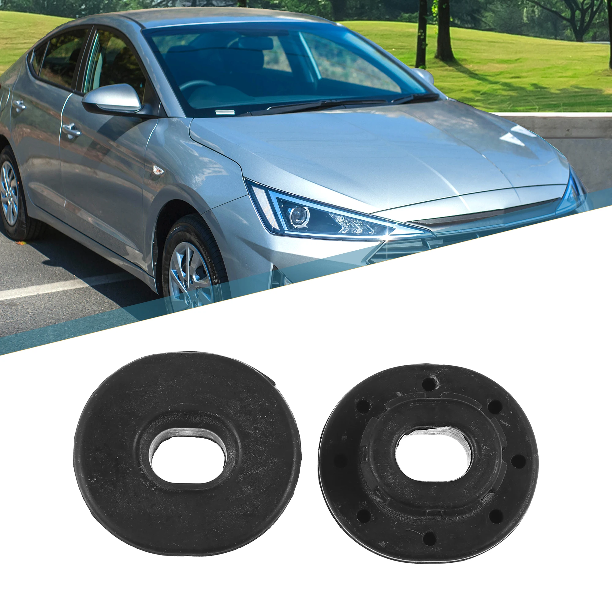 

UXCELL 2 шт. втулка нижнего крепления изолятора радиатора для Hyundai Elantra 2017-2020 25336-F2000