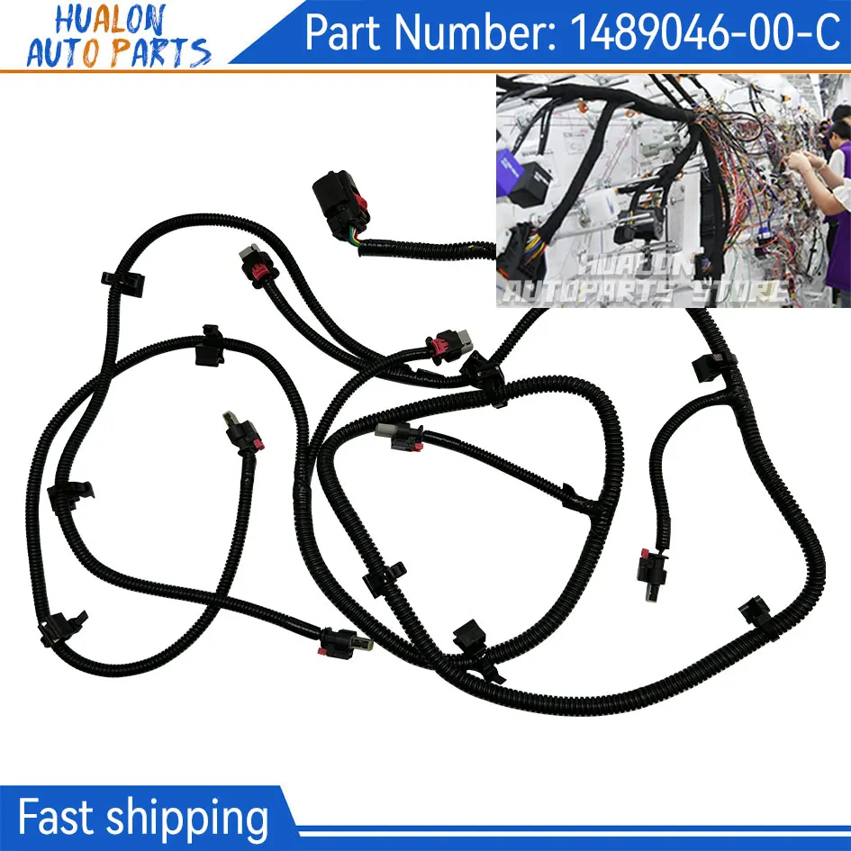 1489046-00-C For Tesla Rear Bumper Wiring Harness 148904600C For Model Y 2020-2023