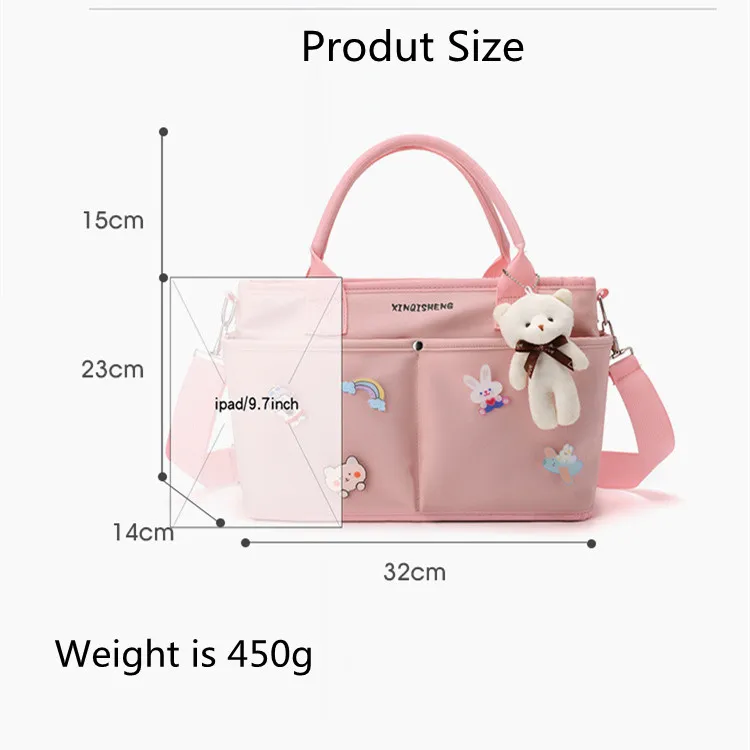 2024 New Diaper Bag Mummy Shoulder Bag Large Capacity Messenger Travel Bag Multifunctional Maternity Mother Baby Stroller Bags