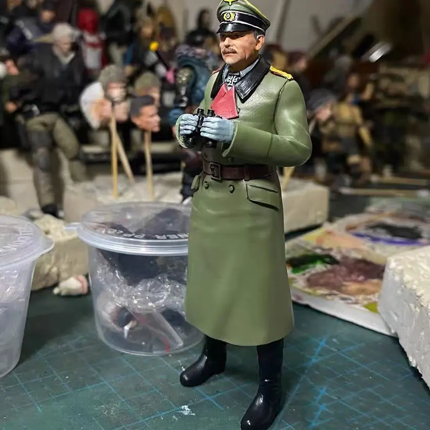 1/24 75mm Battlefield Commander Resin Model Kits Unpainted Painted Figurine Miniature 1467-2