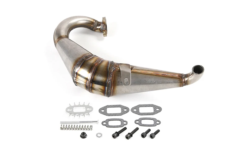 ท่อไอเสียสแตนเลสเหมาะกับ 1/5 LOSI 5IVE-T ROFUN ROVAN LT DTT