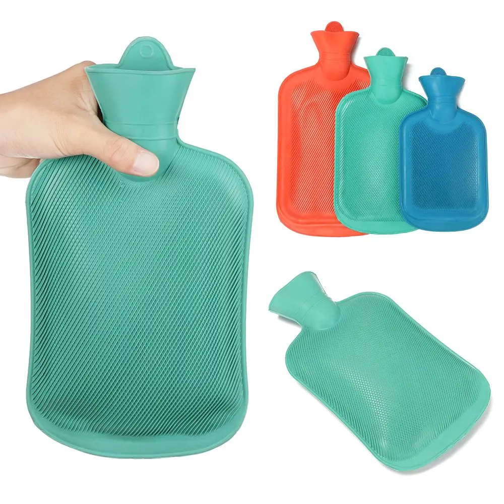 Practical Winter Natural Rubber Heater Hand Warmer Hot Water Bottle Home Warming Bag Warm Hands Treasure