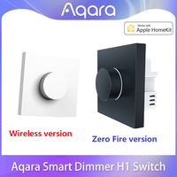 Aqara Smart Dimmer H1 with Neutral Wireless Rotary Switch Zigbee3.0 Remote Control for Bulb Light Curtain Work with Homekit APP