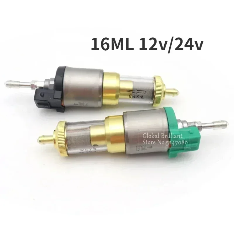 Car Diesel Heater Oil Fuel Pump 12V 24V 16ML Pulse Metering Gas Inline Air Heater Electric Fuel Pump Kit for Webasto Eberspacher view 3