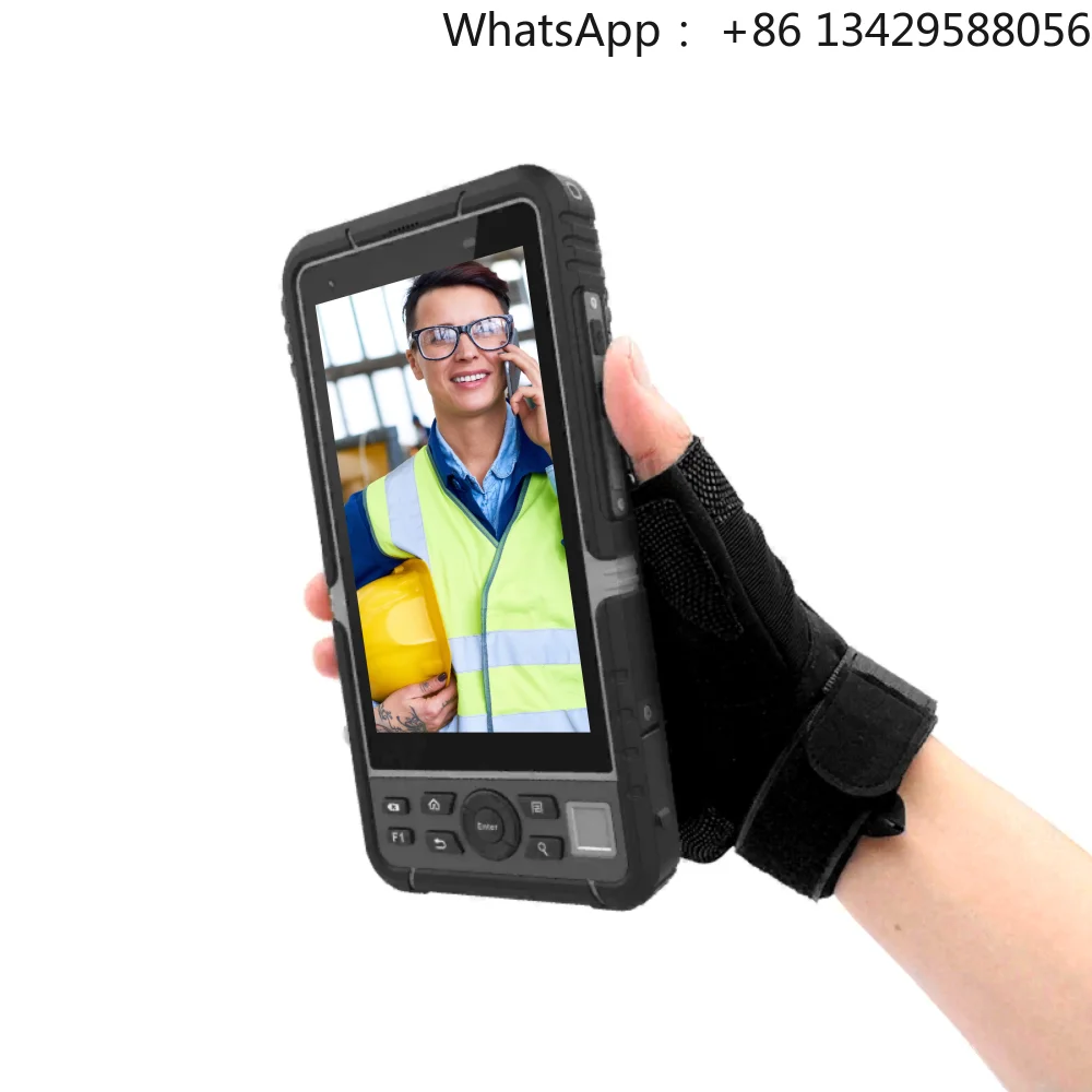 

OEM/ODM T60R 5.5\" Android Industrial Handheld Tablet PC Rugged Data Collector 1D/2D IP67 Barcode Scanner 128GB Storage 5+13MP
