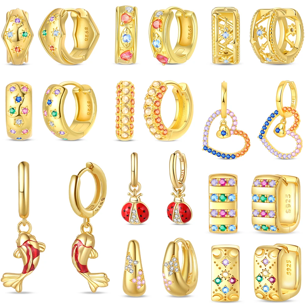 

Gorgeous Gold Round Pavé Halo & Sparkling Bow Stud Earrings For Women 925 Sterling Silver Jewelry Set Earrings Gift