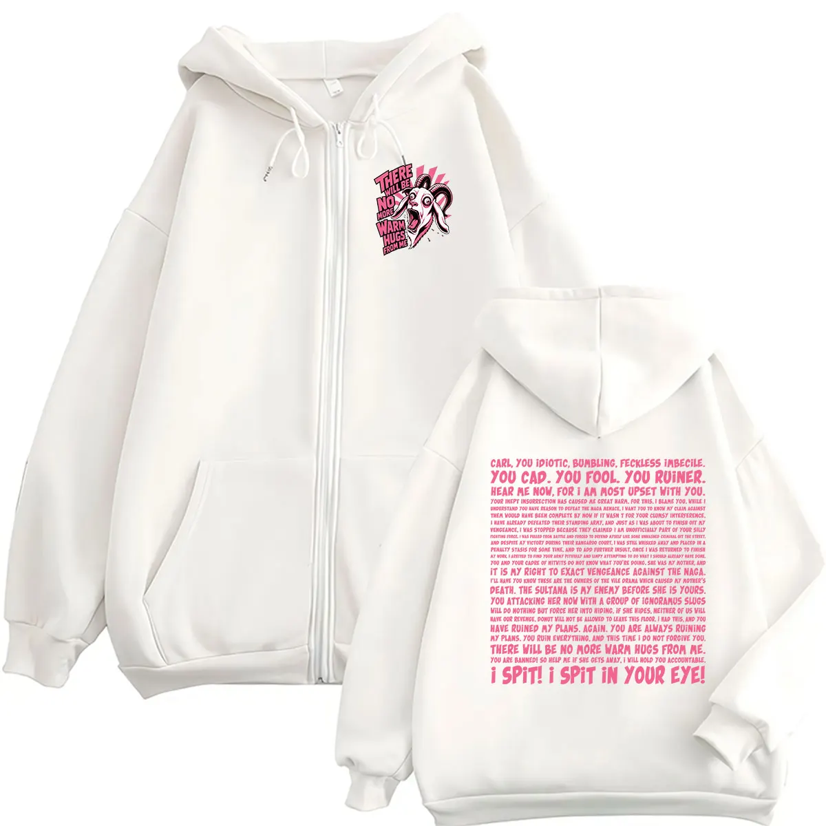 Game Dungeon Crawler Carl Princess Donut Zipper Hoody Herren Damen Vintage Langarm Oversized Mode Kleidung Jacke Sweatshirt – Detail 3