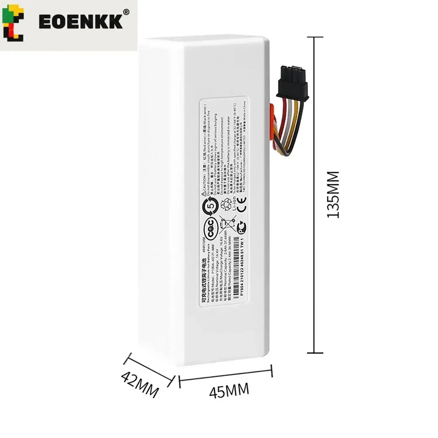 14.4V aspirapolvere 1C batteria 5600mAh Robot aspirapolvere vestito per XIAOMI Mija 1C muslimex Robot aspirapolvere 1C batteria