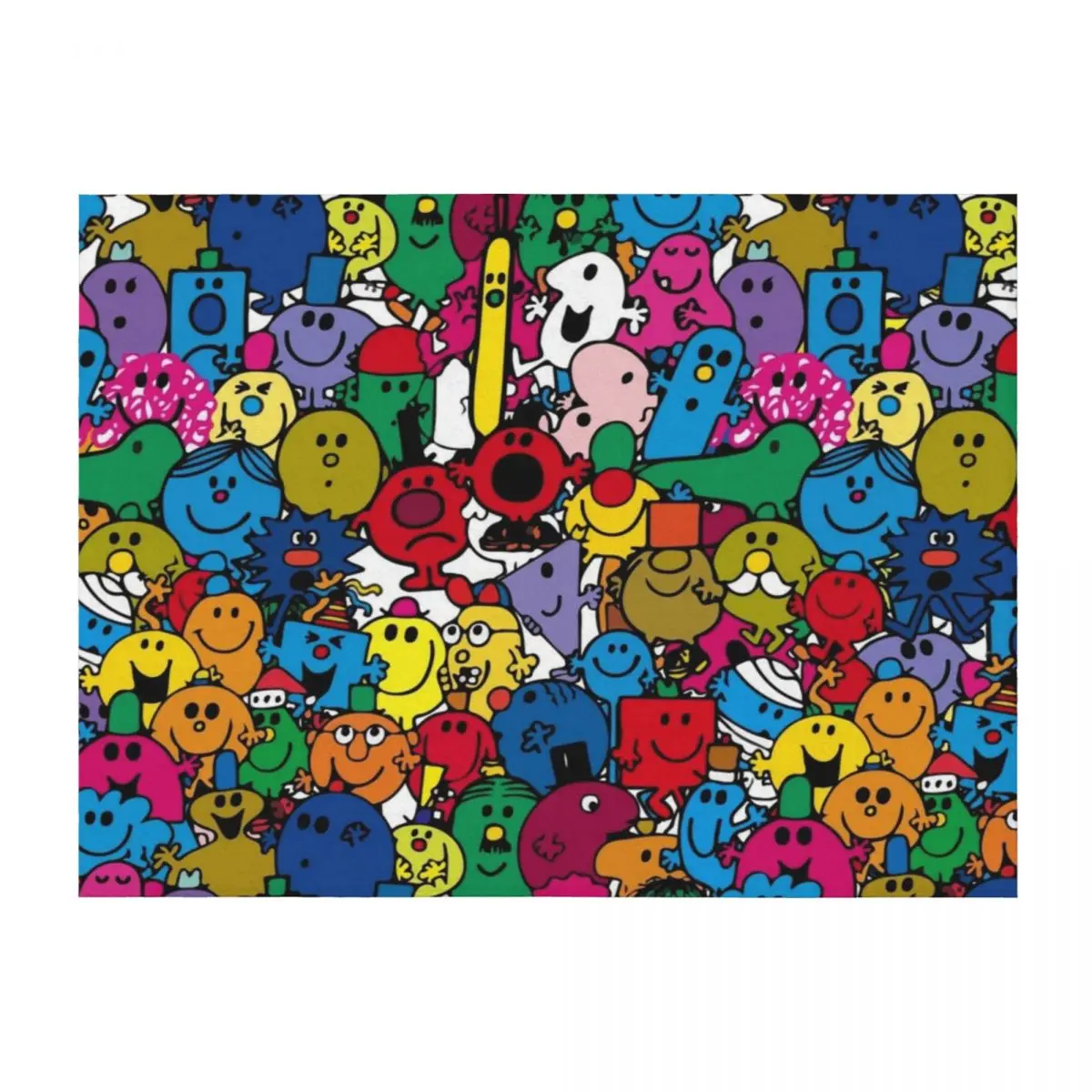 

Mr Men Pattern Throw Blanket Decorative Sofas Warm Hairys Decorative Sofa Blankets