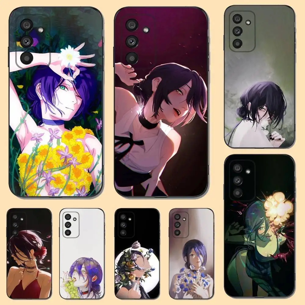 

C-Chainsaw Man R-Reze Phone Case For Samsung S25,S24,S21,S22,S23,S30,Ultra,S20,Plus,Fe,Lite,5G Black Cover
