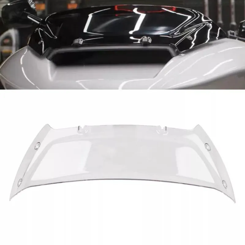 6 Inch Wave Windshield Wind Splitter for Harley Davidson CVO Road Glide FLTRXSE, Road Glide FLTRX 2023 2024