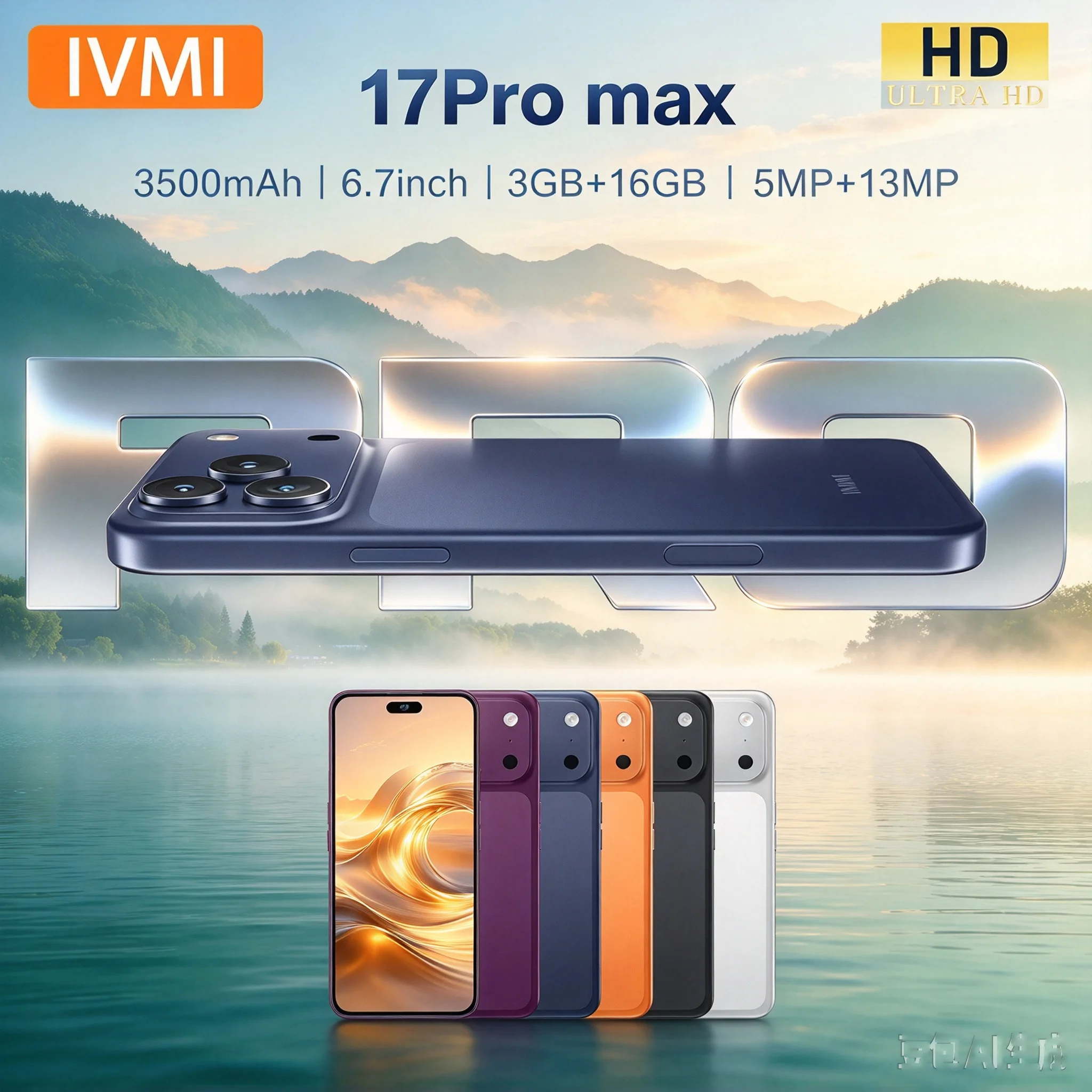 IVMI 17Pro Max Smartphone 3GB+16GB 6.7
